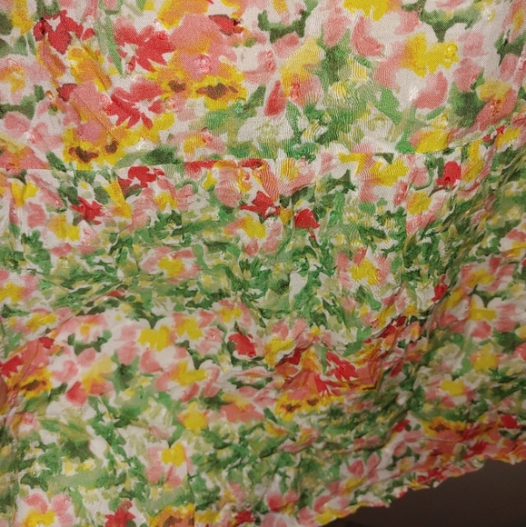 Loft Floral Dress Sz Med Petite NWT - Picture 4 of 9
